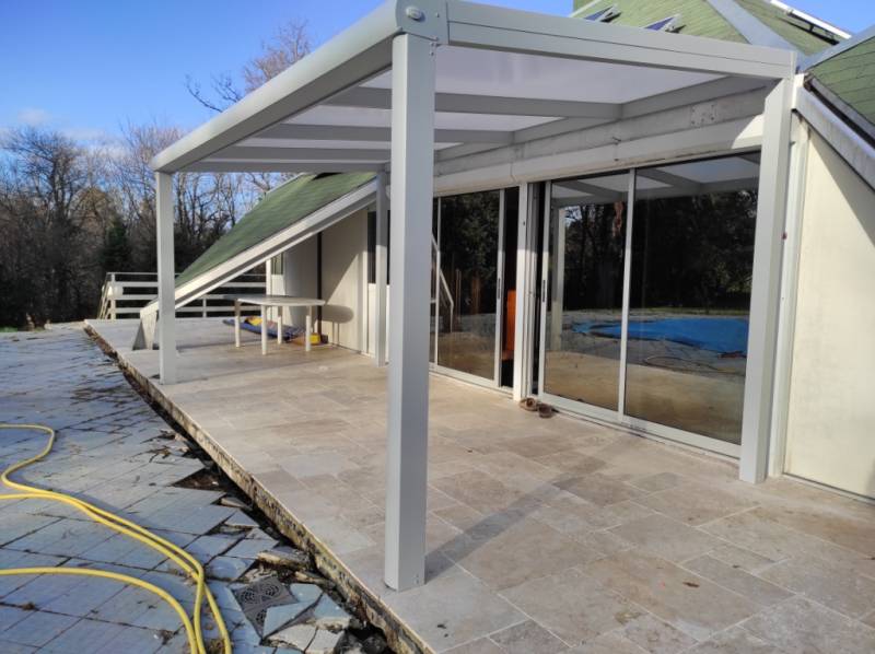 réalisation d'une toiture de  terrasse Dordogne