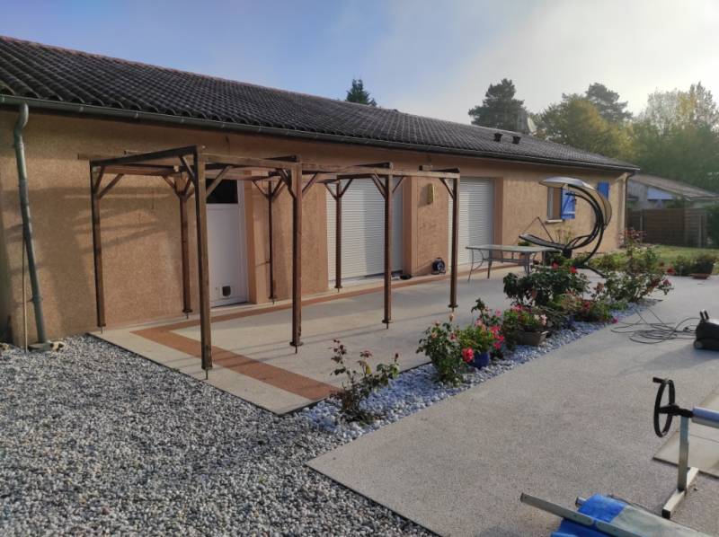avant la réalisation d'une pose de toiture de terrasse