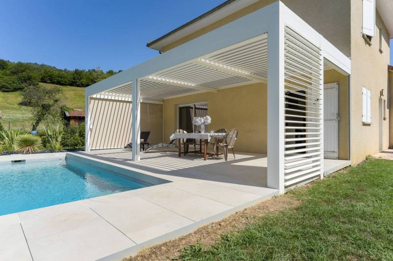 brise soleil à lame orientable